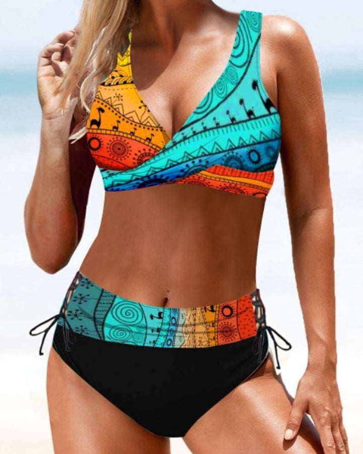 Muriel - Bright Abstract Bikini Set