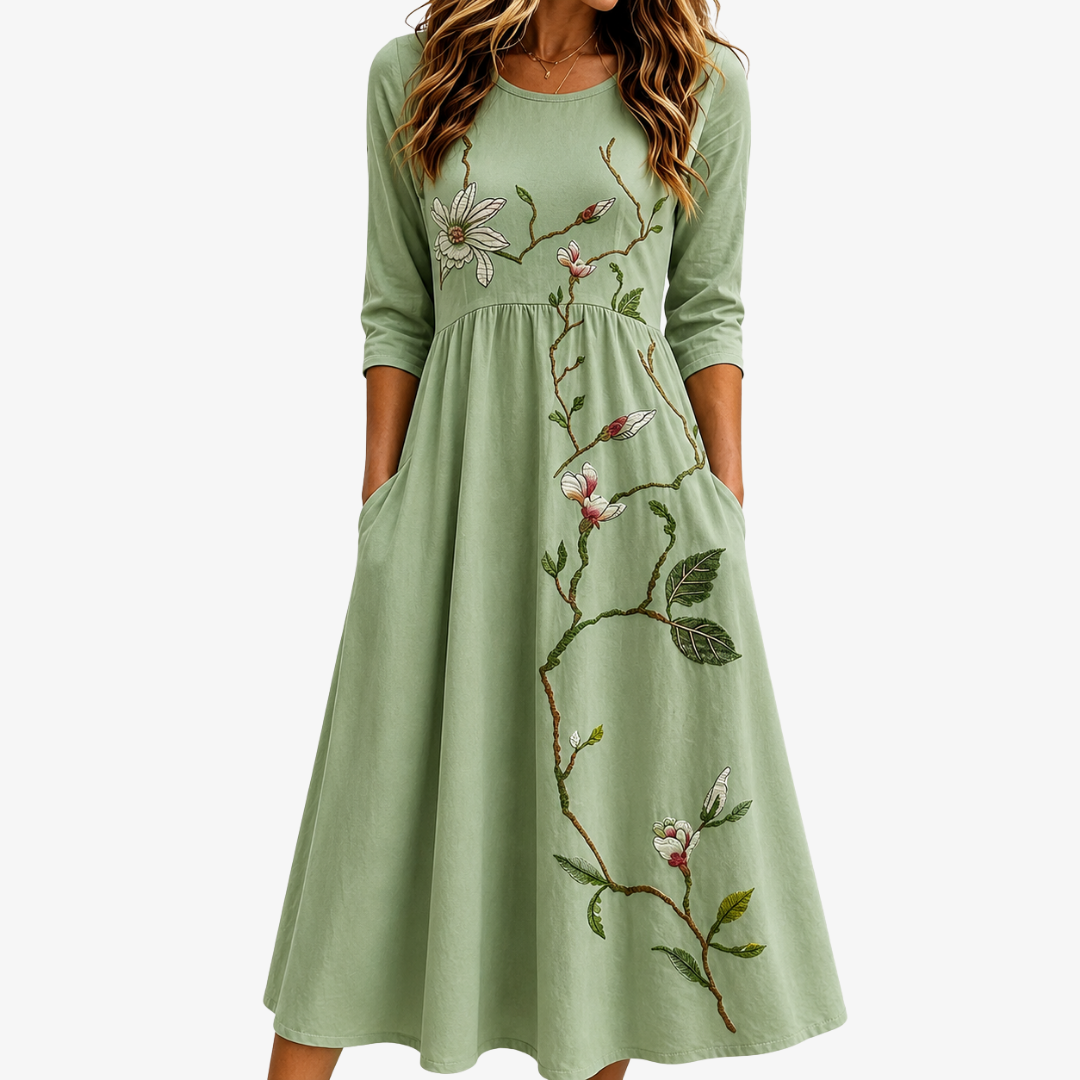 Carole - Botanical Charm Dress