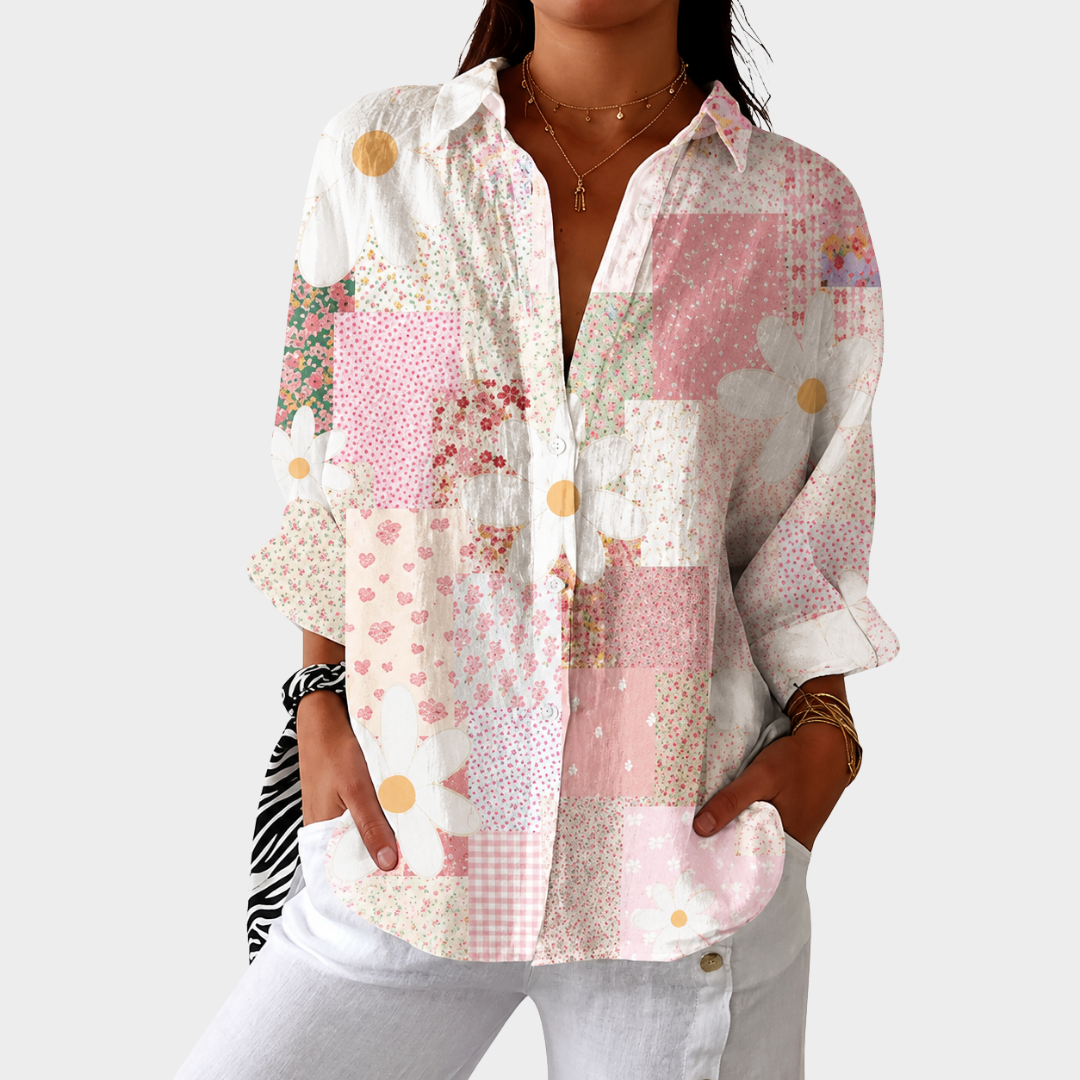 Michele - Pastel Garden Shirt