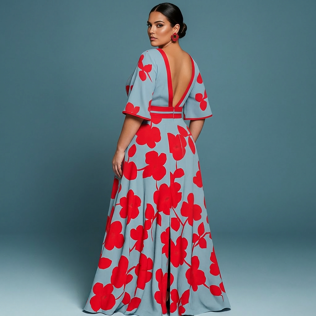 Cynthia - Timeless V-Neck Dress