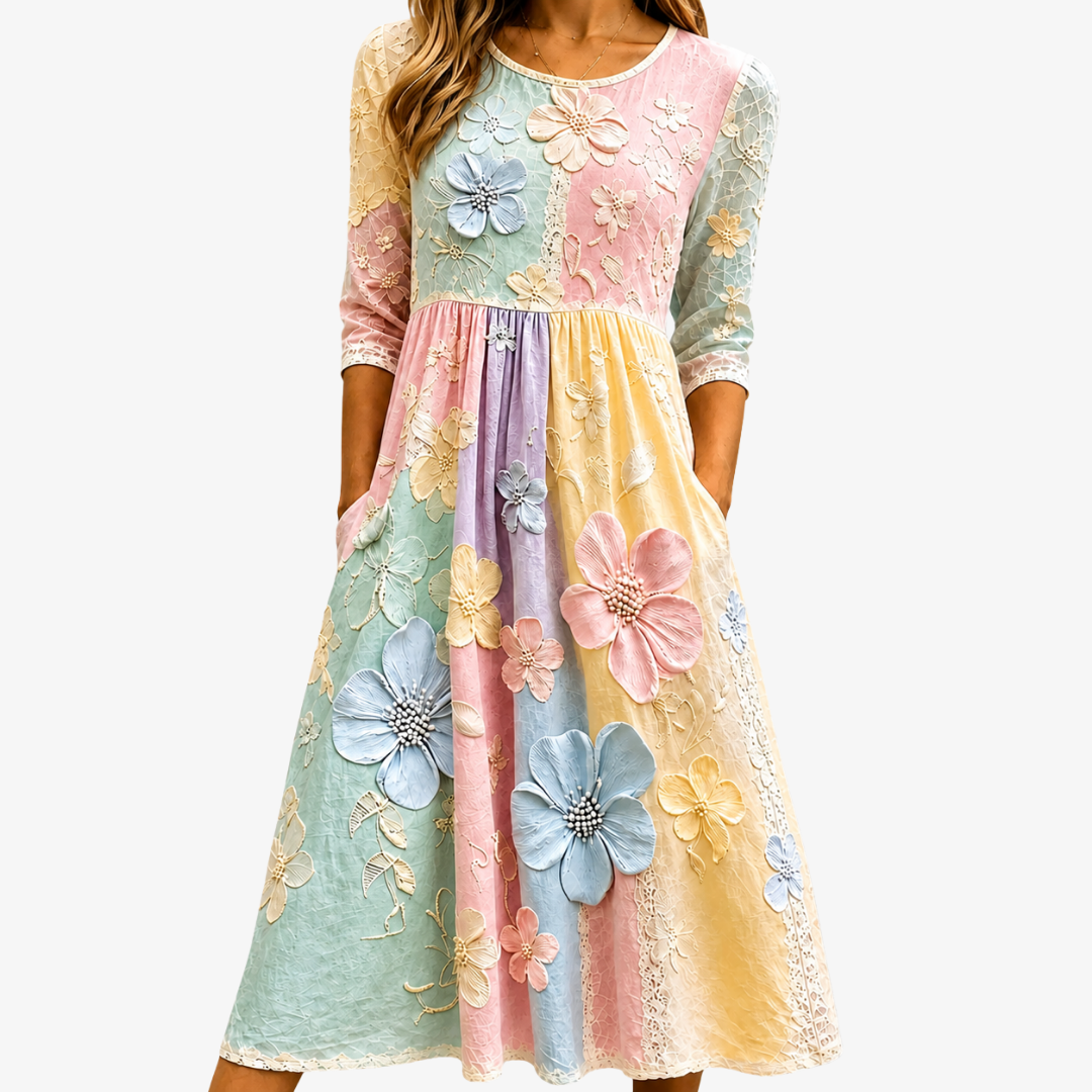 Jacquelyn - Floral Midi Dress