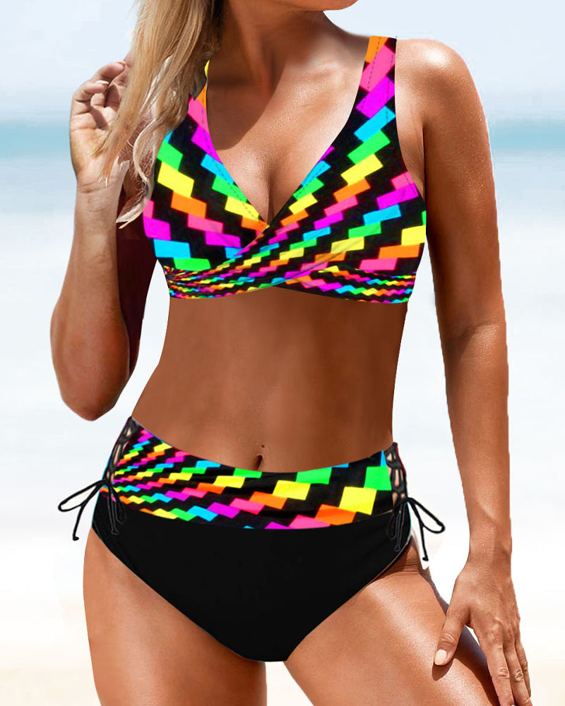 Muriel - Bright Abstract Bikini Set