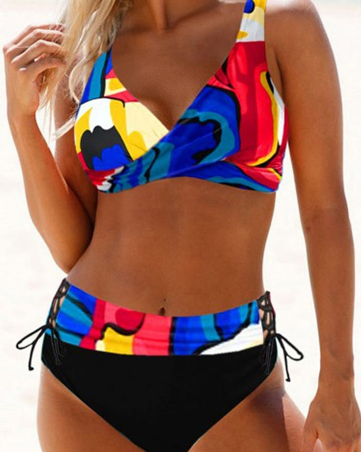 Muriel - Bright Abstract Bikini Set