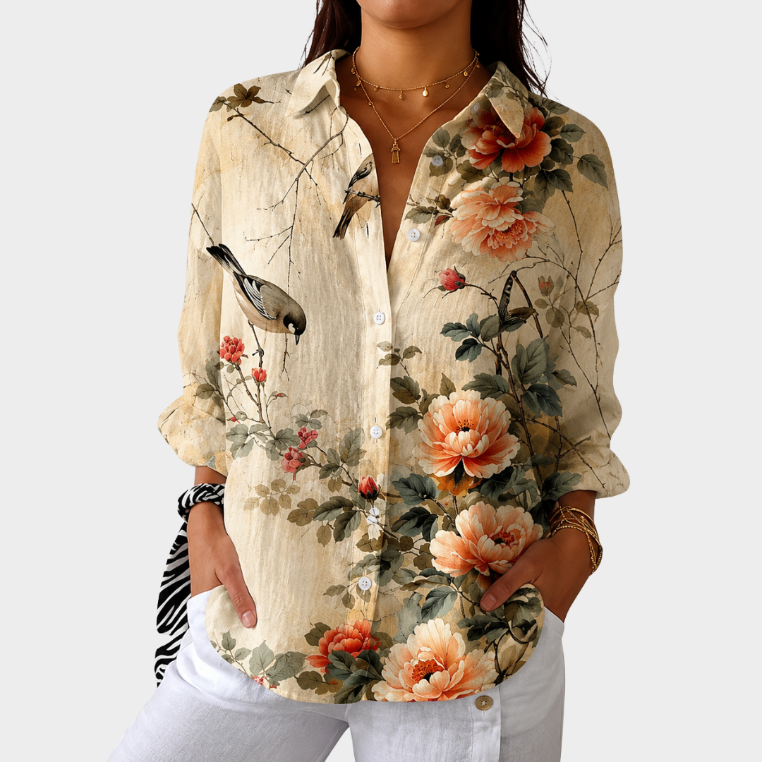 Debra - Timeless Bloom Blouse