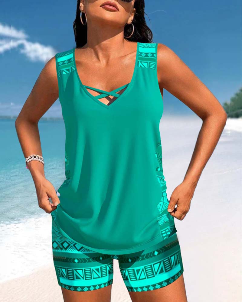 Evelyn - Breezy Tankini Shorts
