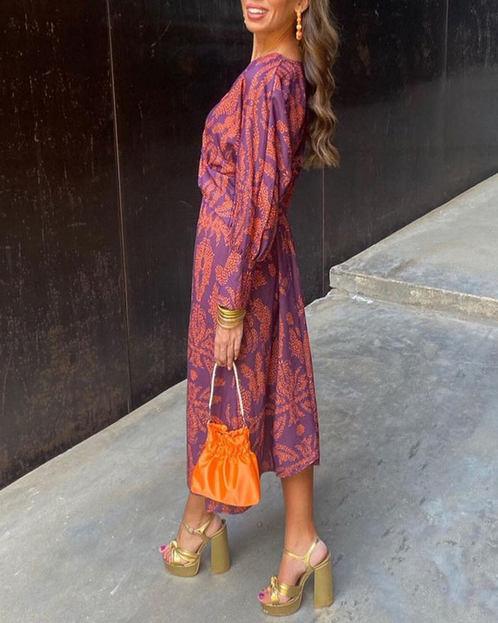 Constance - Elegant Fitted Midi Dress