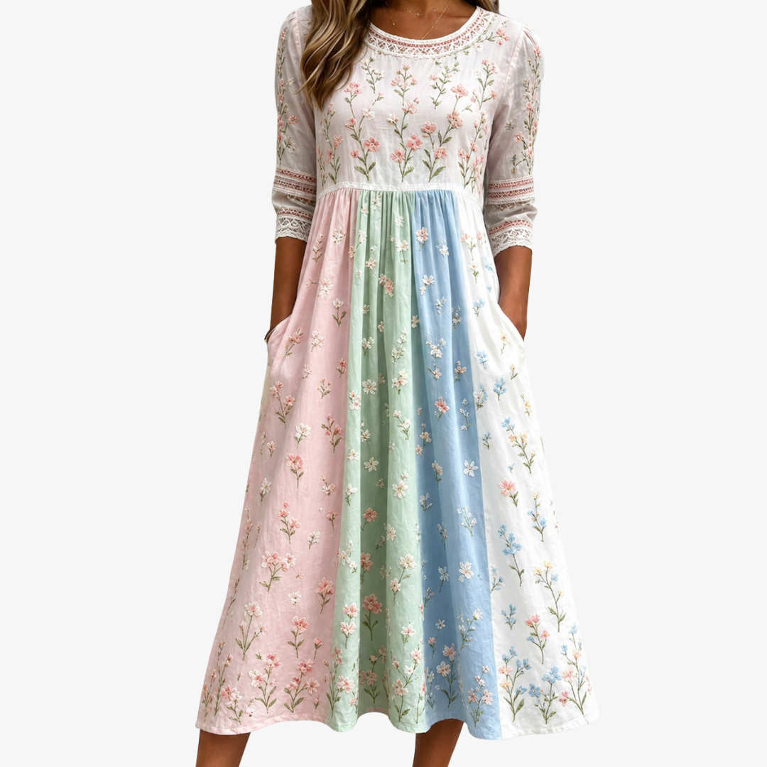 Lorraine - Elegant Floral Dress