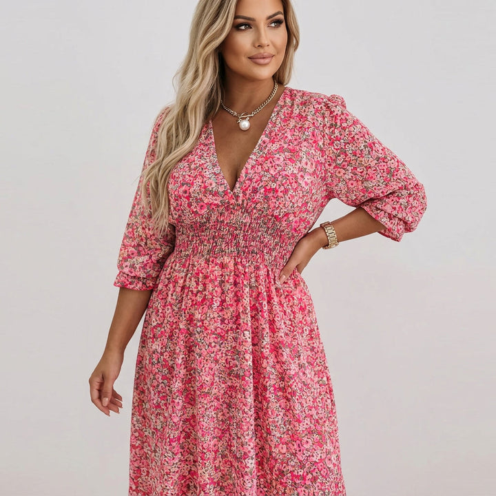 Beverly - Chic Floral Wrap Dress