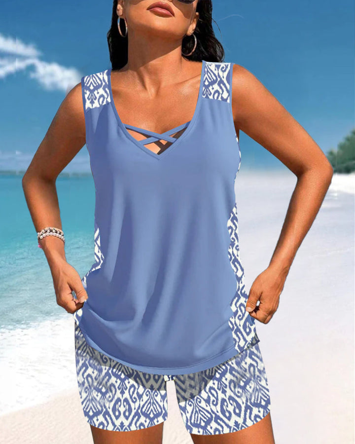 Evelyn - Breezy Tankini Shorts