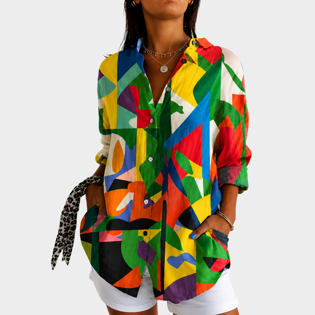 Cindy - Contemporary Pattern Shirt
