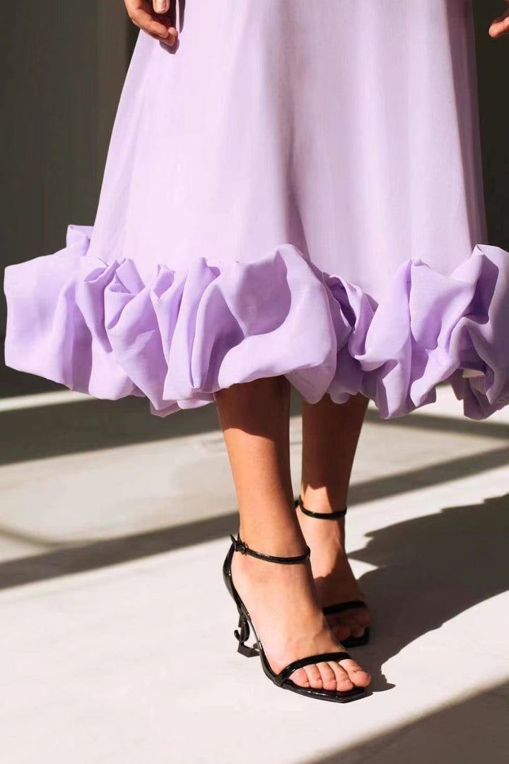 Delores - Flowy Ruffle Maxi Dress