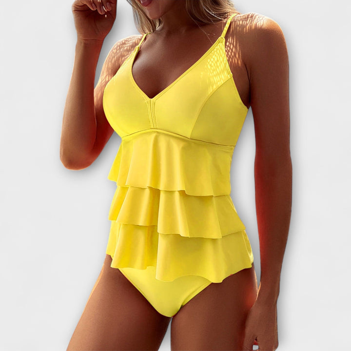 Vivian - Chic Ruffle Swimsuit