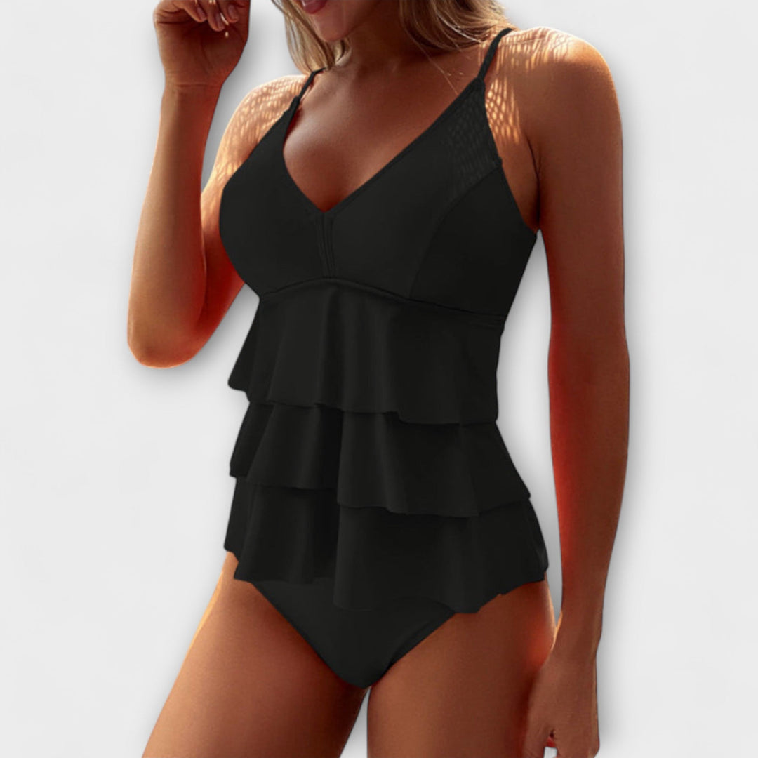 Vivian - Chic Ruffle Swimsuit