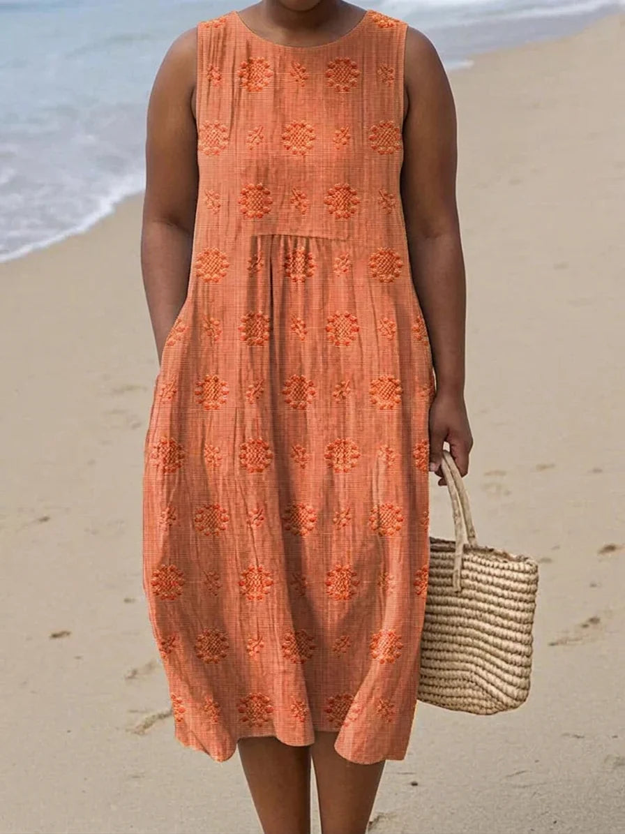 Sandra - Elegant Sleeveless Dress