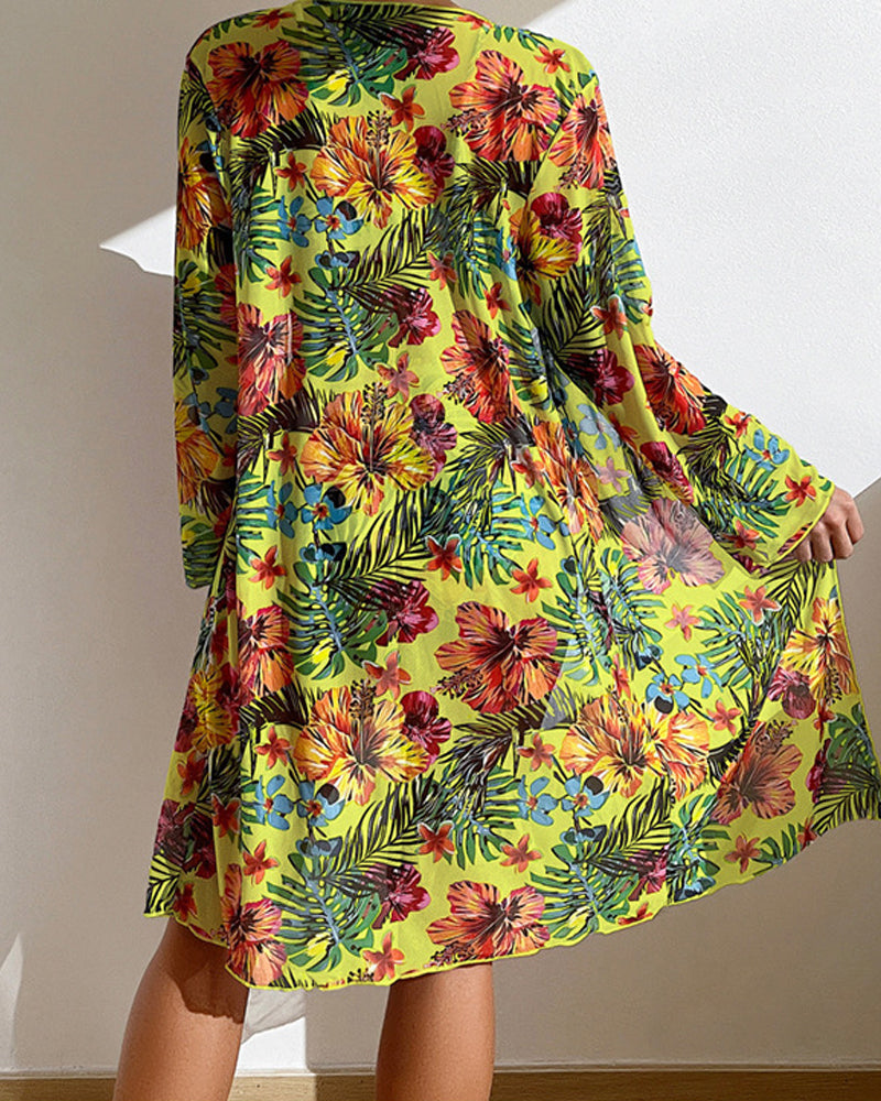 Gelinda - Elegant Floral Beach Set