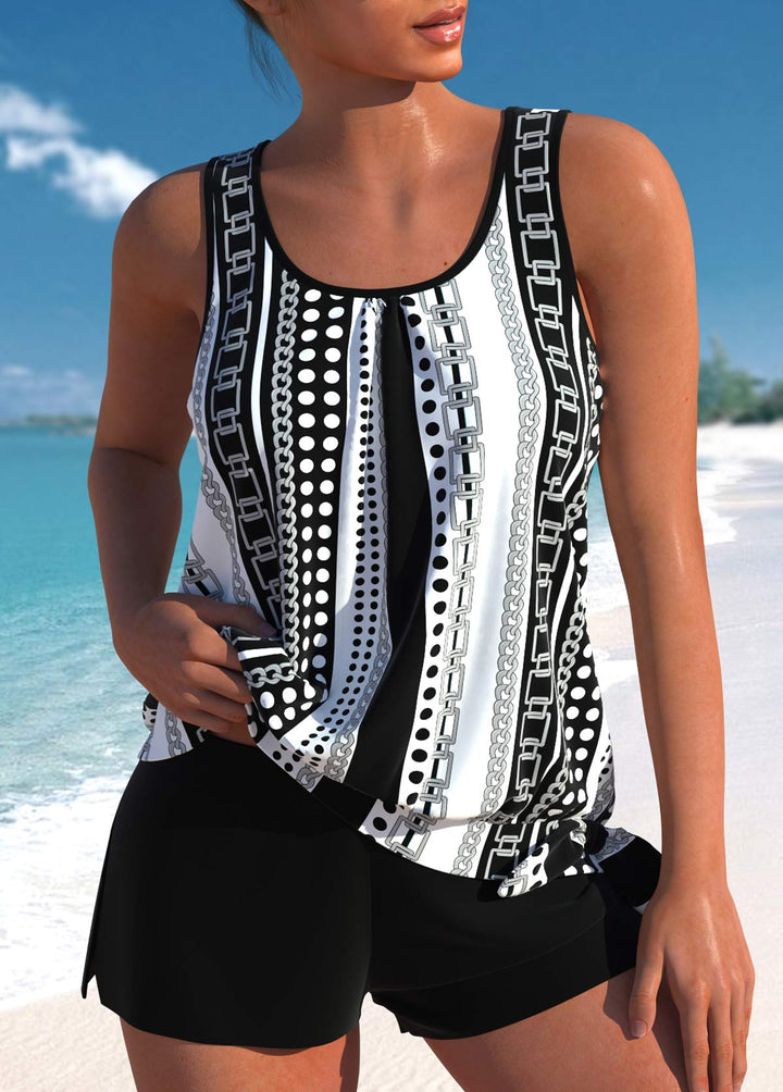 Sharon - Relaxed Fit Leaf Swim Set