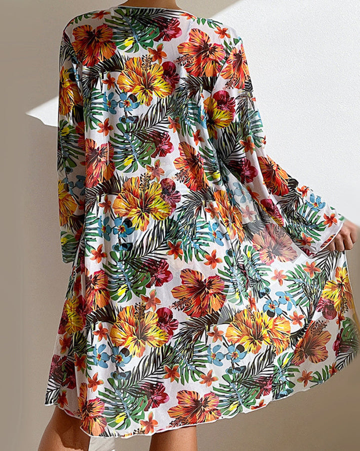 Gelinda - Elegant Floral Beach Set