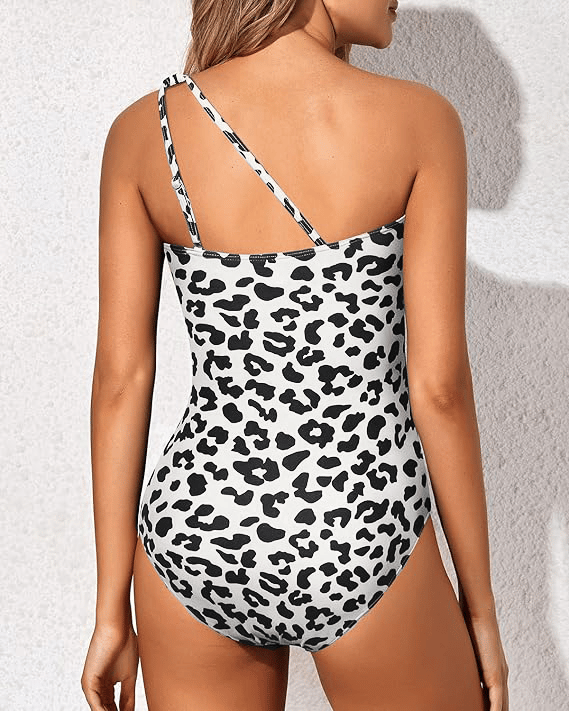 Grace - Tropical One Shoulder Swimsuit