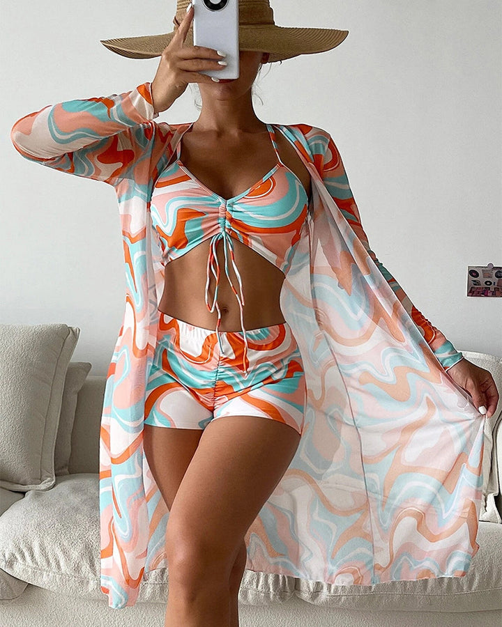 Pearline - Chic Floral Beach Set