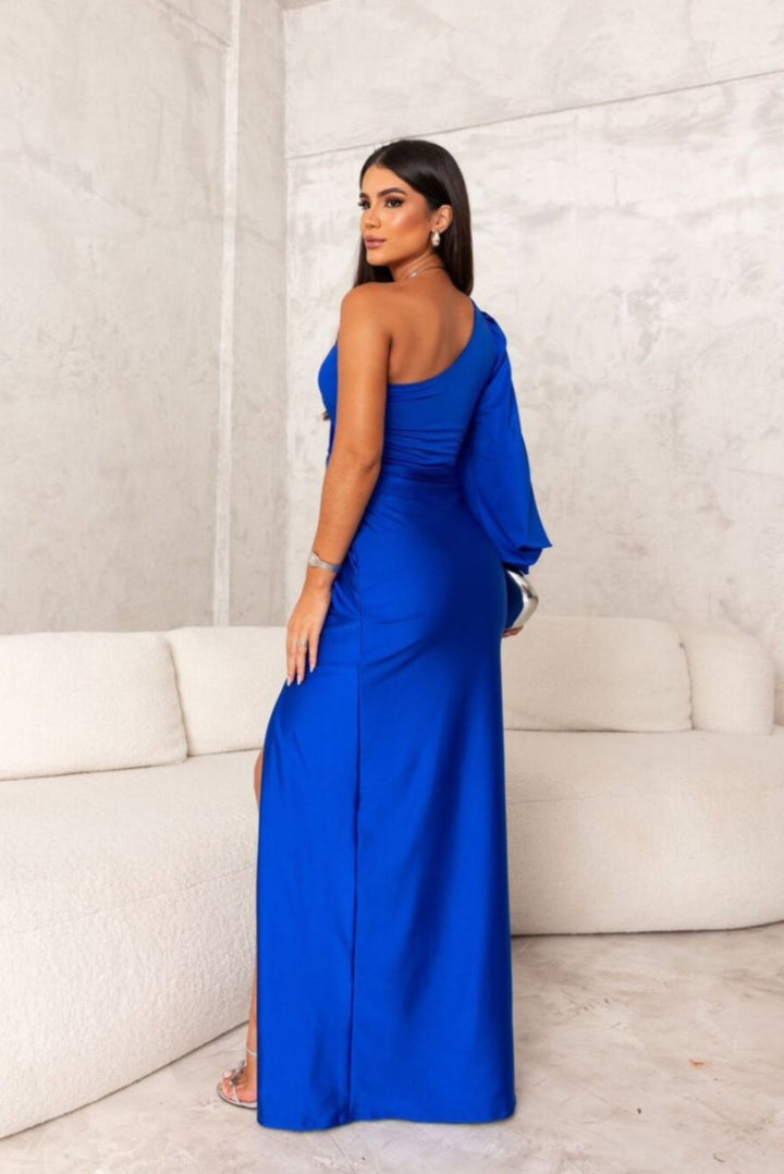 Loretta - One Shoulder Draped Dress