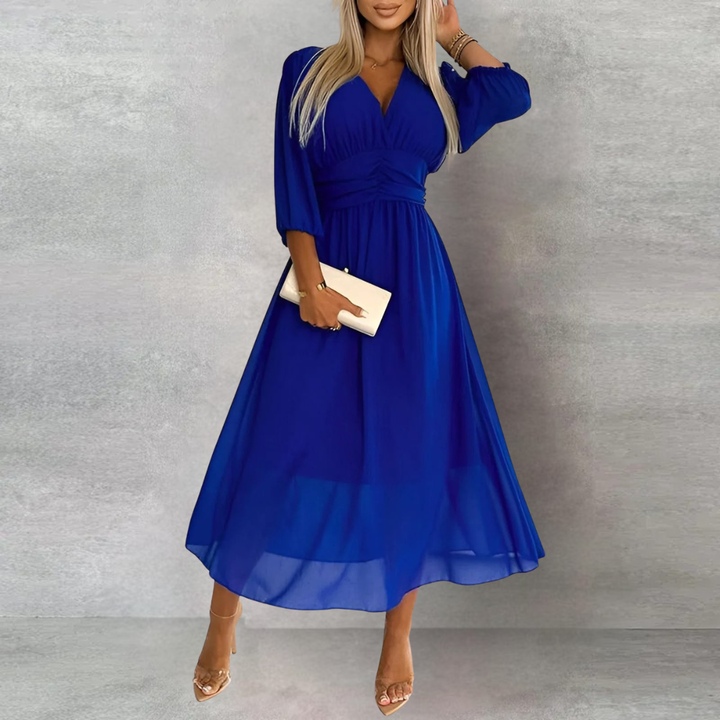 Alberta - Chic Flowing Midi Dress