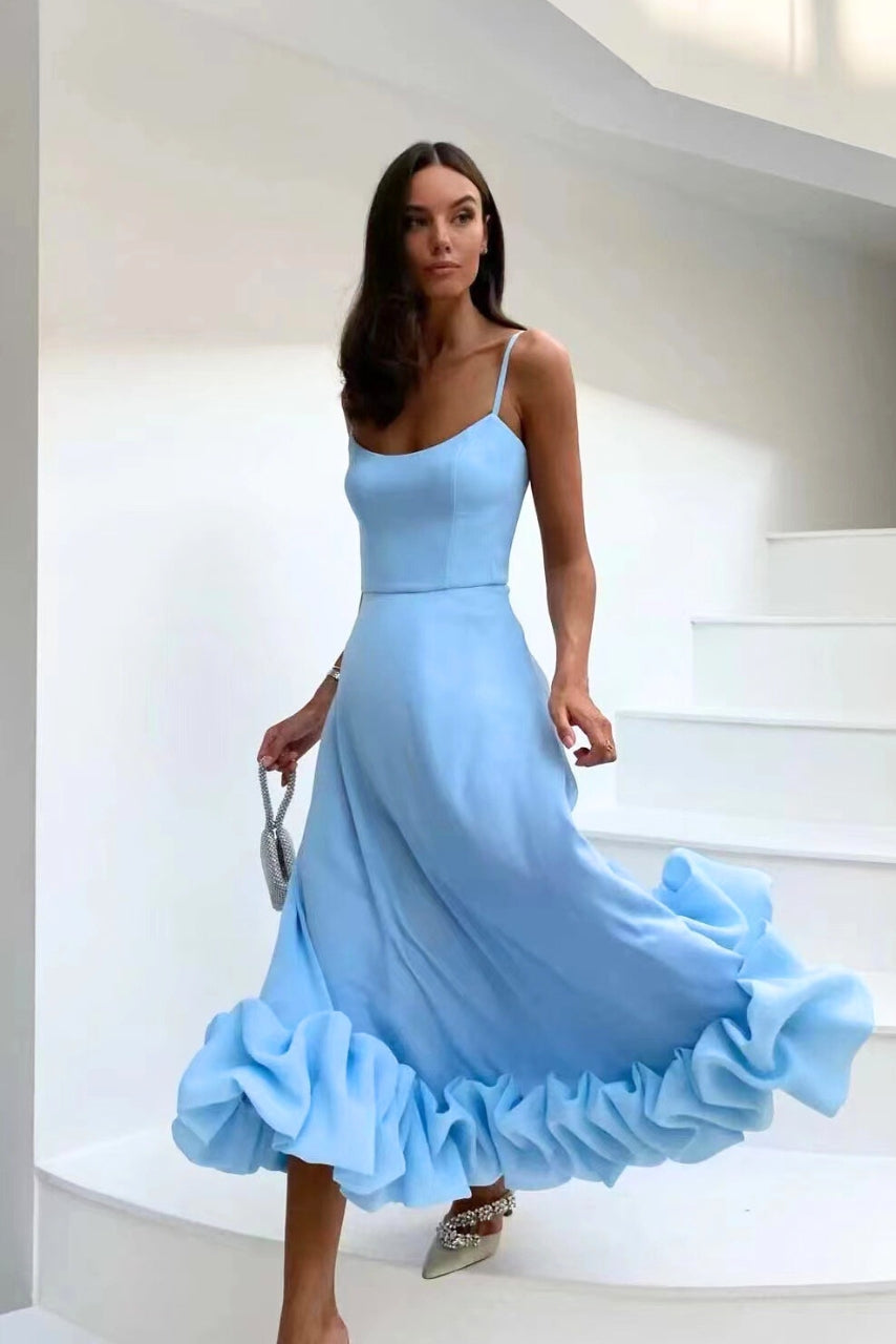 Delores - Flowy Ruffle Maxi Dress