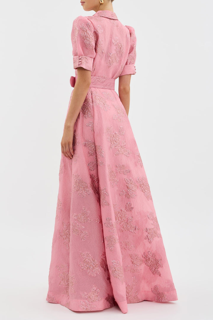Arlene - Elegant Belted Maxi Dress