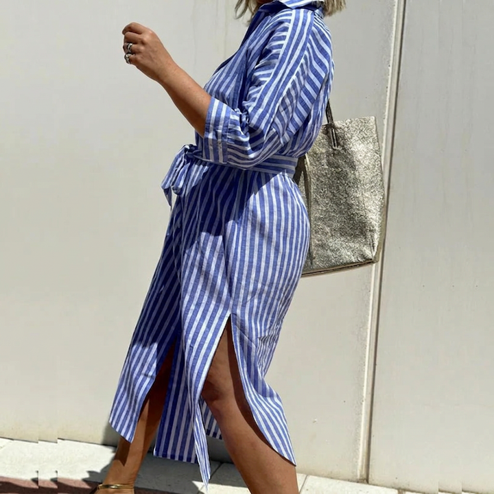 Pamela - Classic Button Shirt Dress