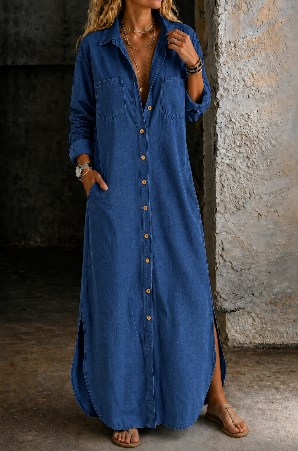 Delana | Button Down Dress