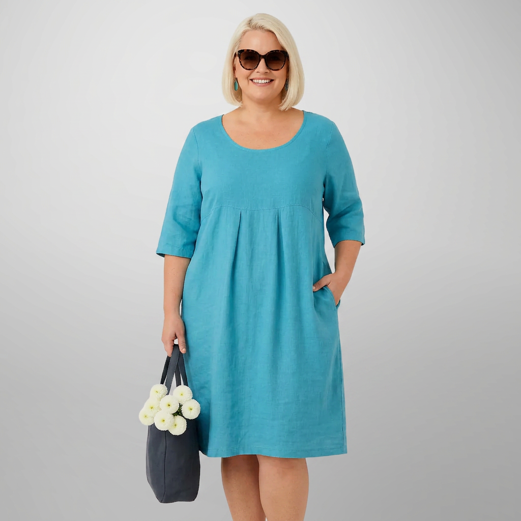 Teresa - Relaxed Pocket Midi Dress