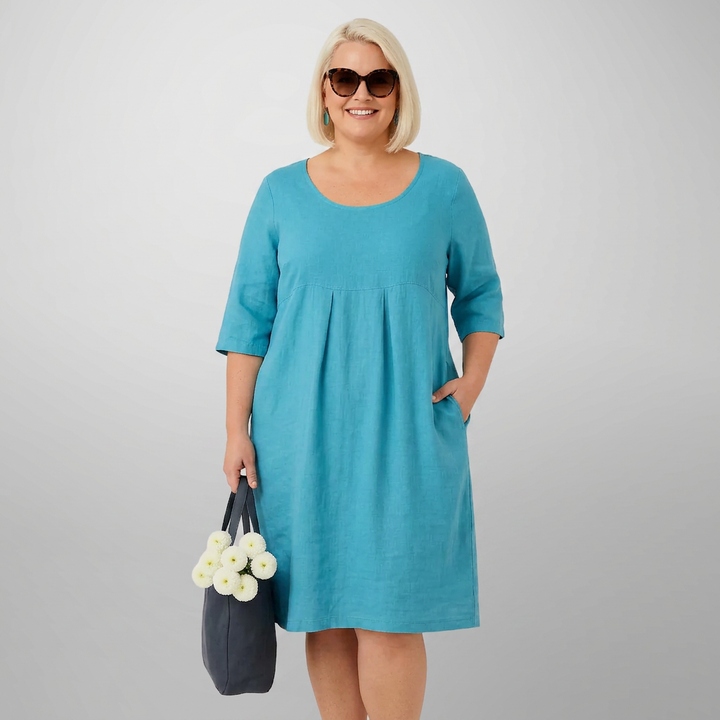 Teresa - Relaxed Pocket Midi Dress