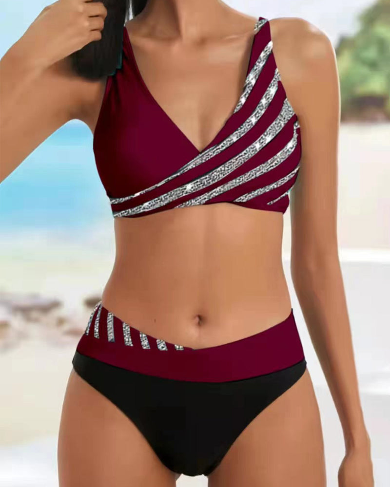 Mona - Flattering Wrap Bikini Set