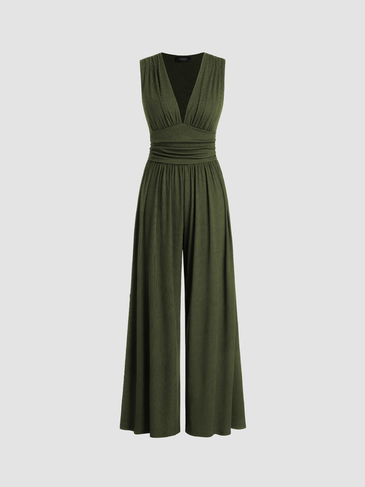 Marcia - Flattering V-Neck Jumpsuit