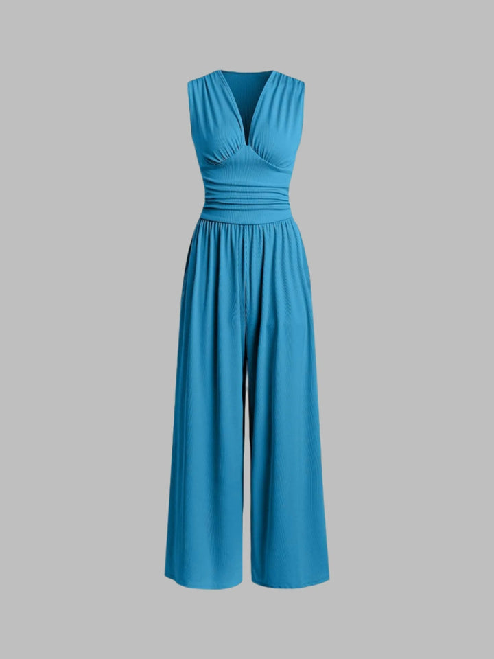 Marcia - Flattering V-Neck Jumpsuit