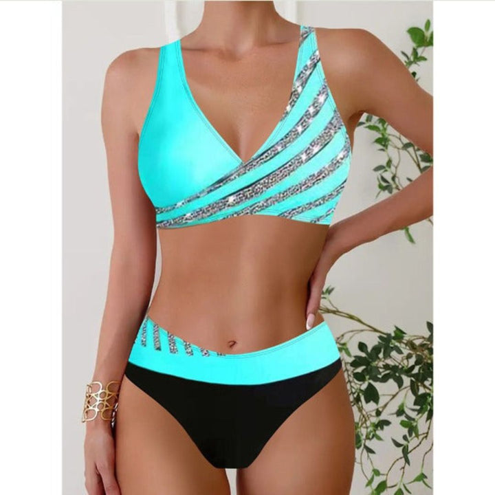Zoey - Refined Stripe Bikini Set