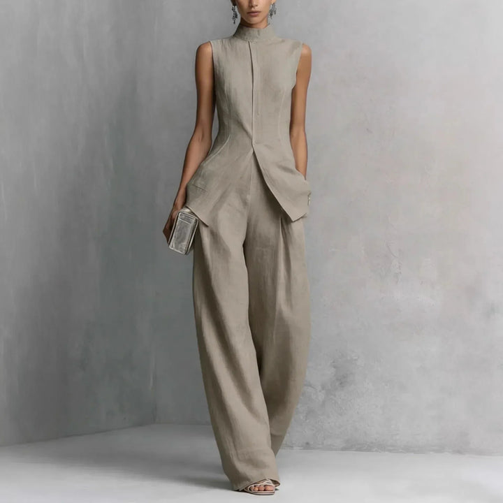 Phyllis - High-Neck Two-Piece Set