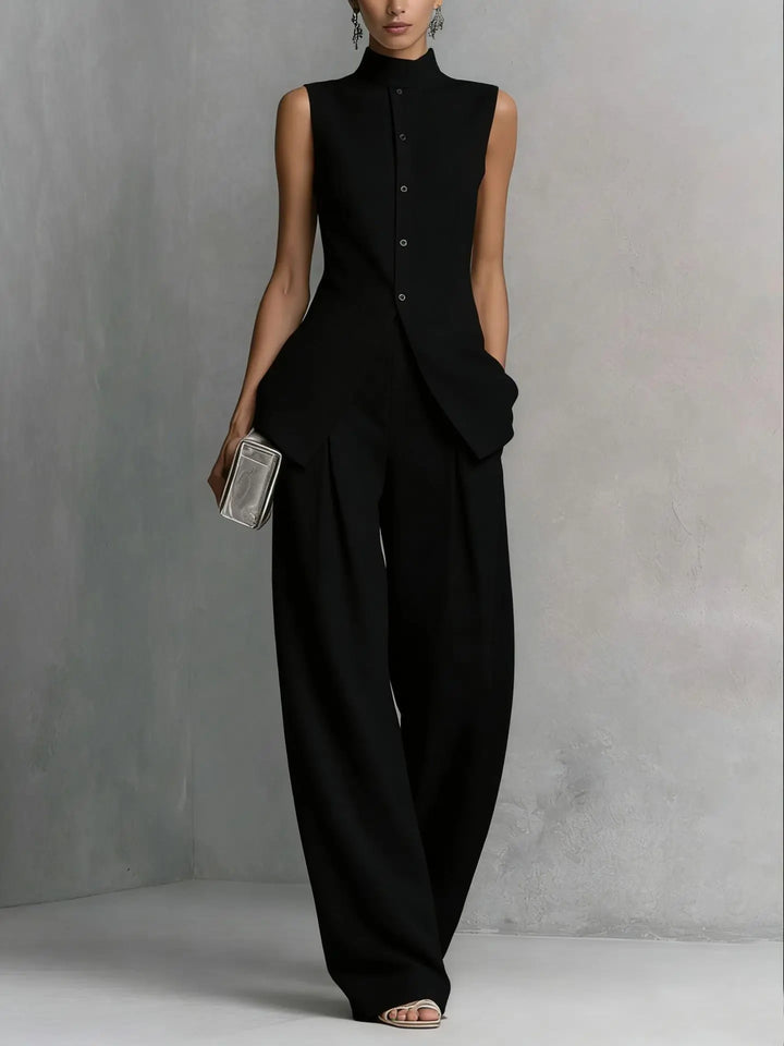 Phyllis - High-Neck Two-Piece Set