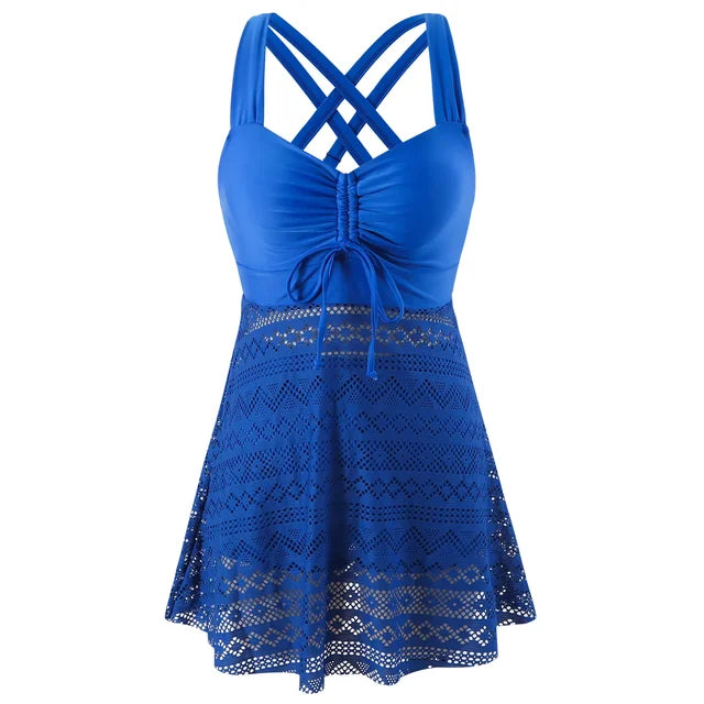 Judithann - Elegant Swim Dress Set