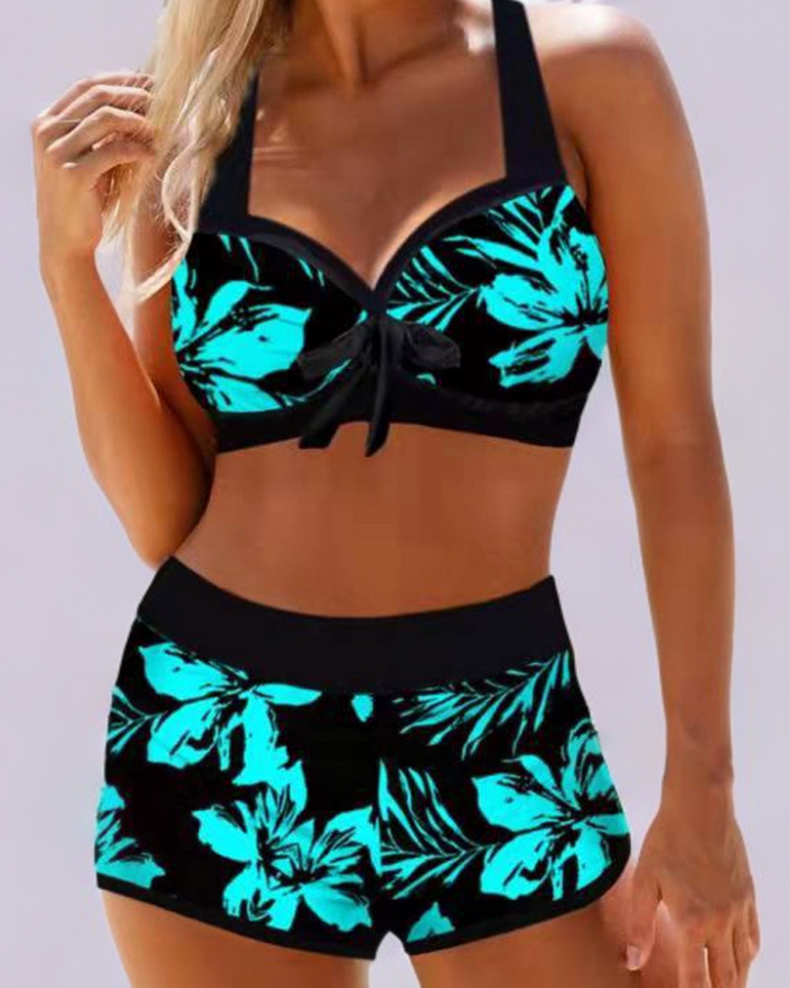 Suzanne - Island Print Bikini Set