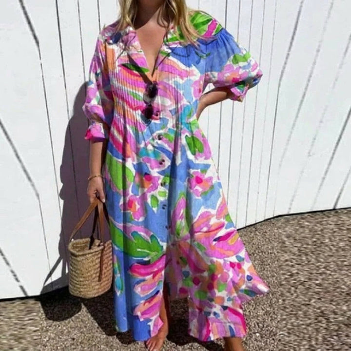 Diane - Effortless Button Maxi Dress