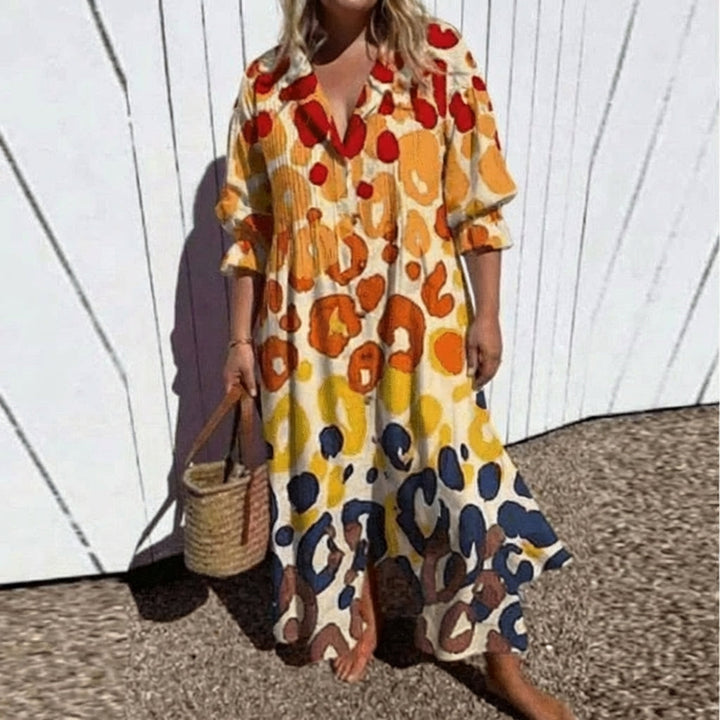 Diane - Effortless Button Maxi Dress