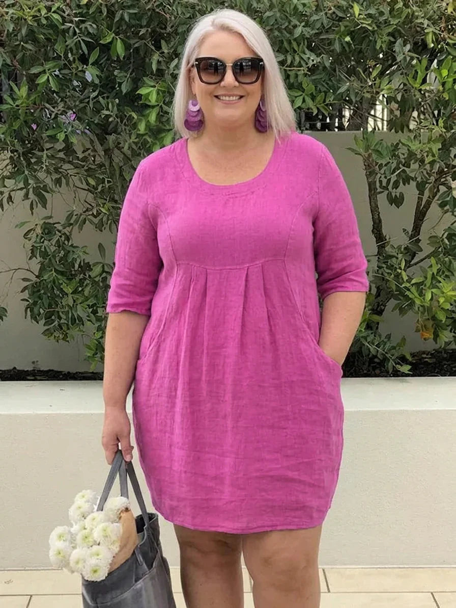 Teresa - Relaxed Pocket Midi Dress