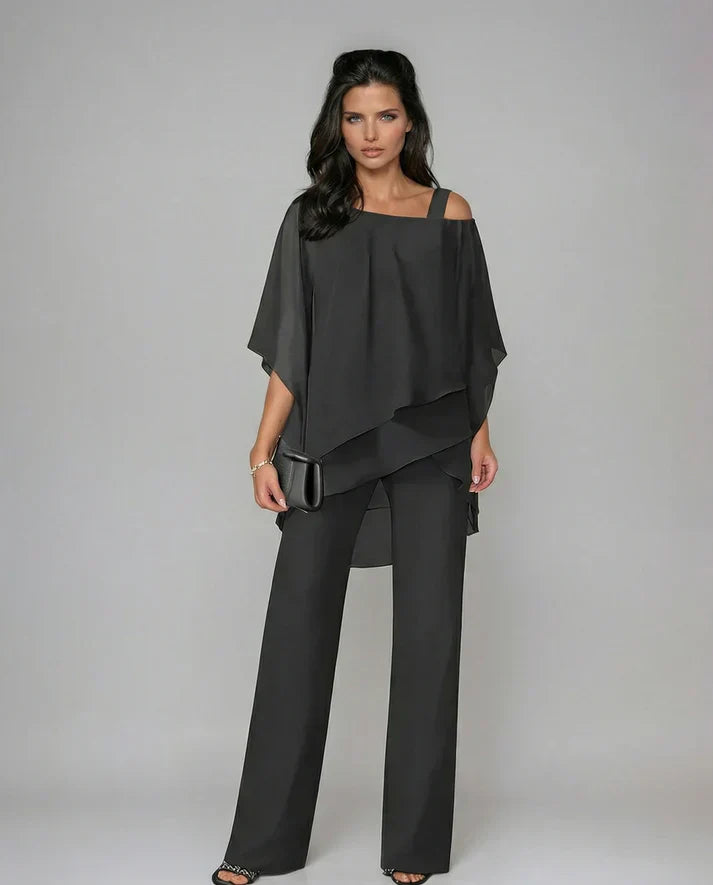 Joanne - Sophisticated Wide-Leg Set