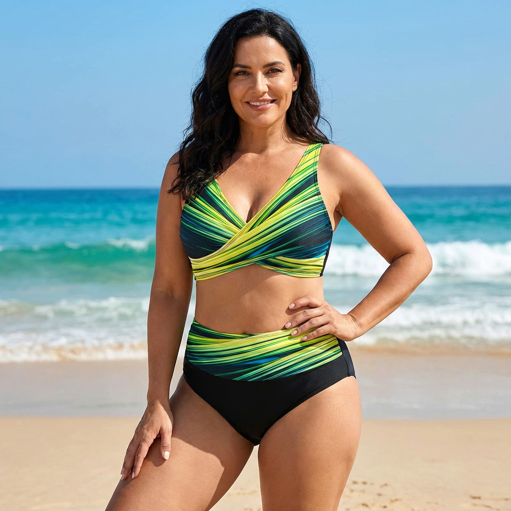Wanda - High Waist Wrap Bikini