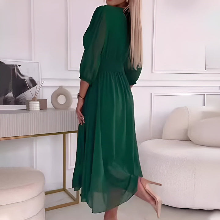 Alberta - Chic Flowing Midi Dress