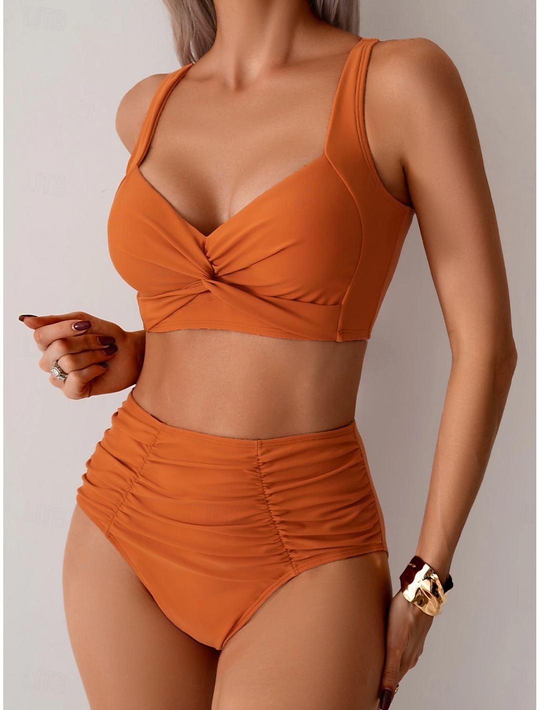 Kathleen - Ruched Fabric Bikini