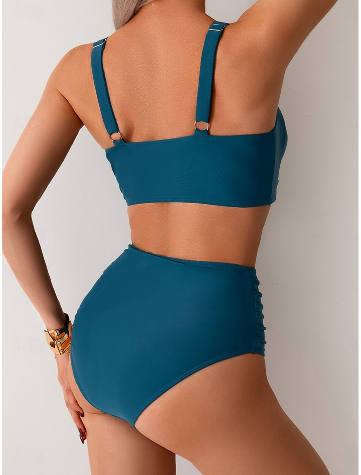 Kathleen - Ruched Fabric Bikini