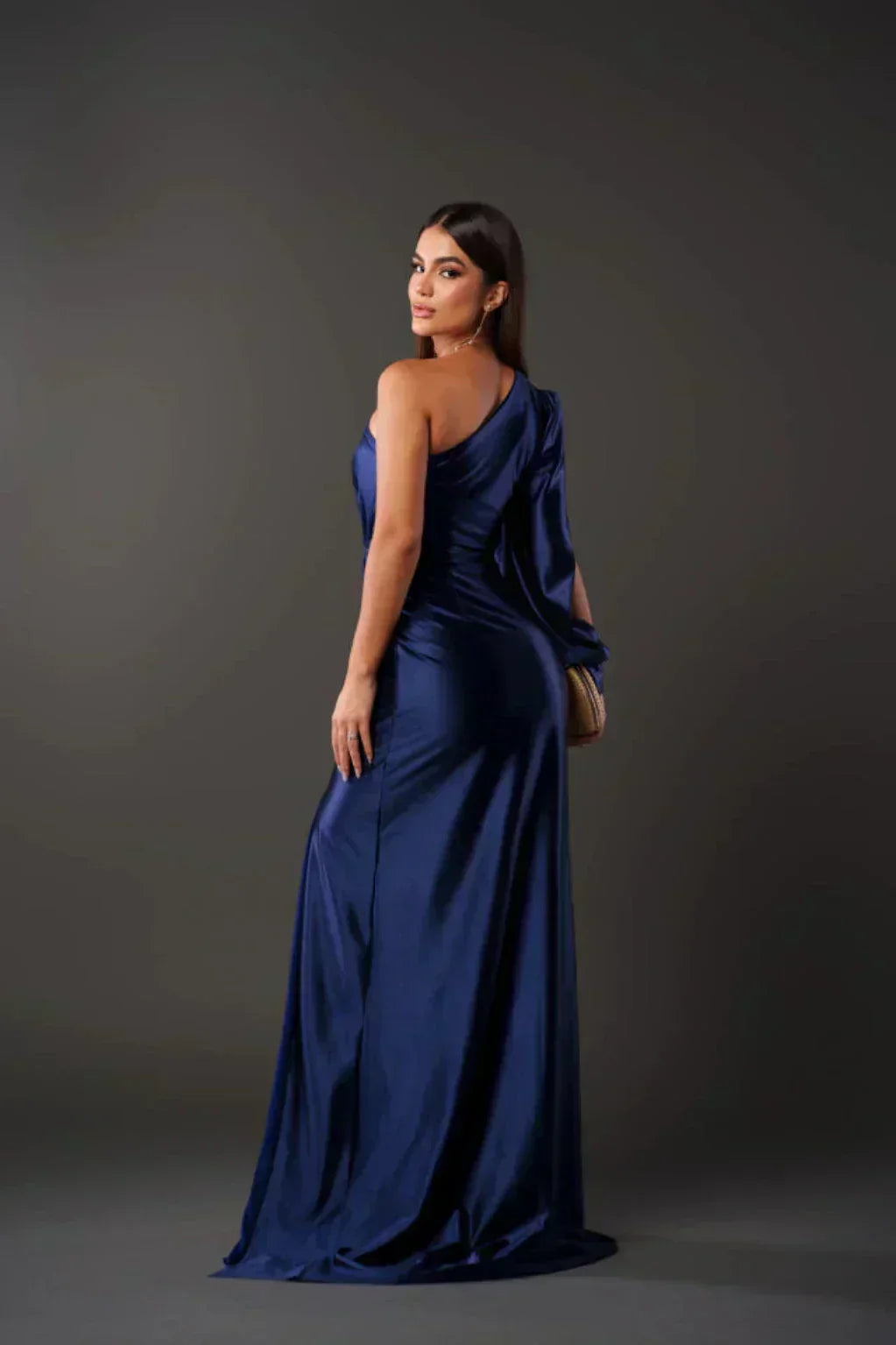 Loretta - One Shoulder Draped Dress