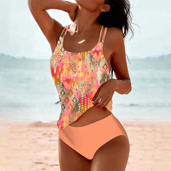 Estelle - Printed Coastal Swim Set