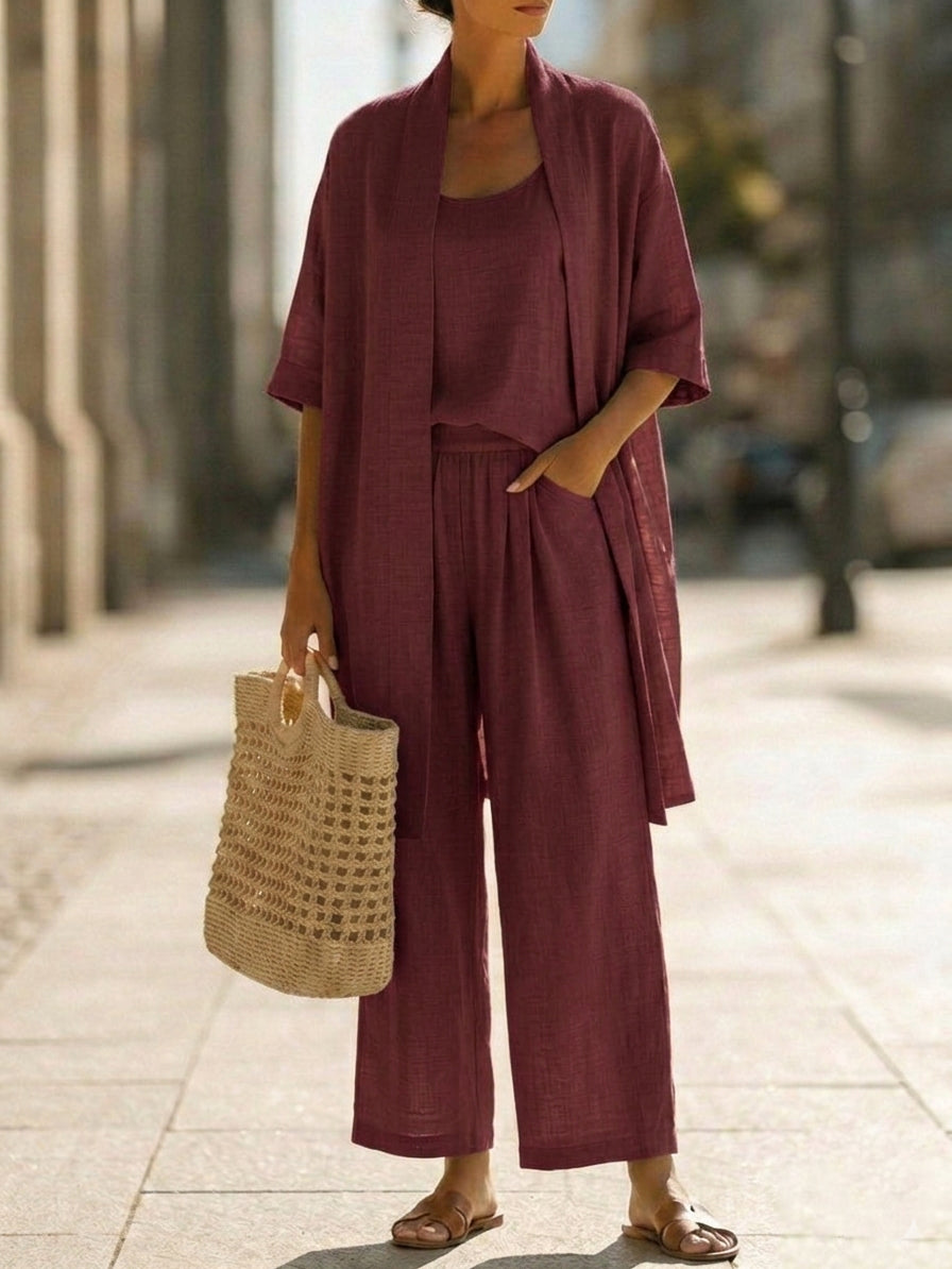 Lois - Relaxed Wide-Leg Set